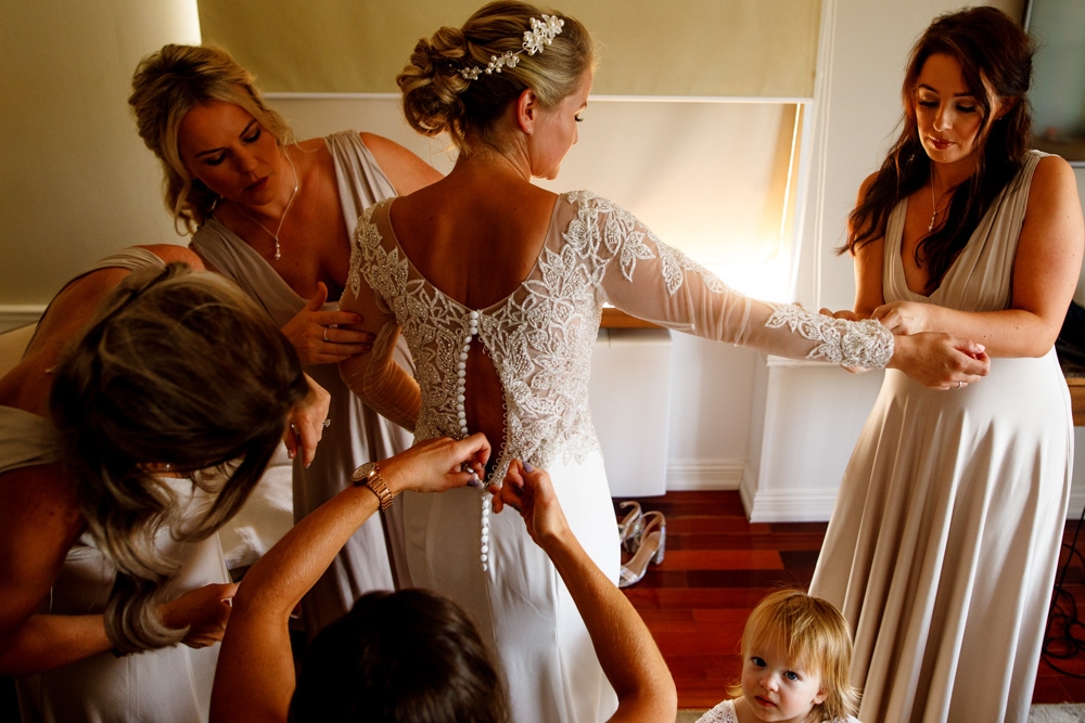 bride getting ready