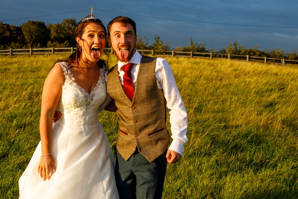 bride and groom portrait