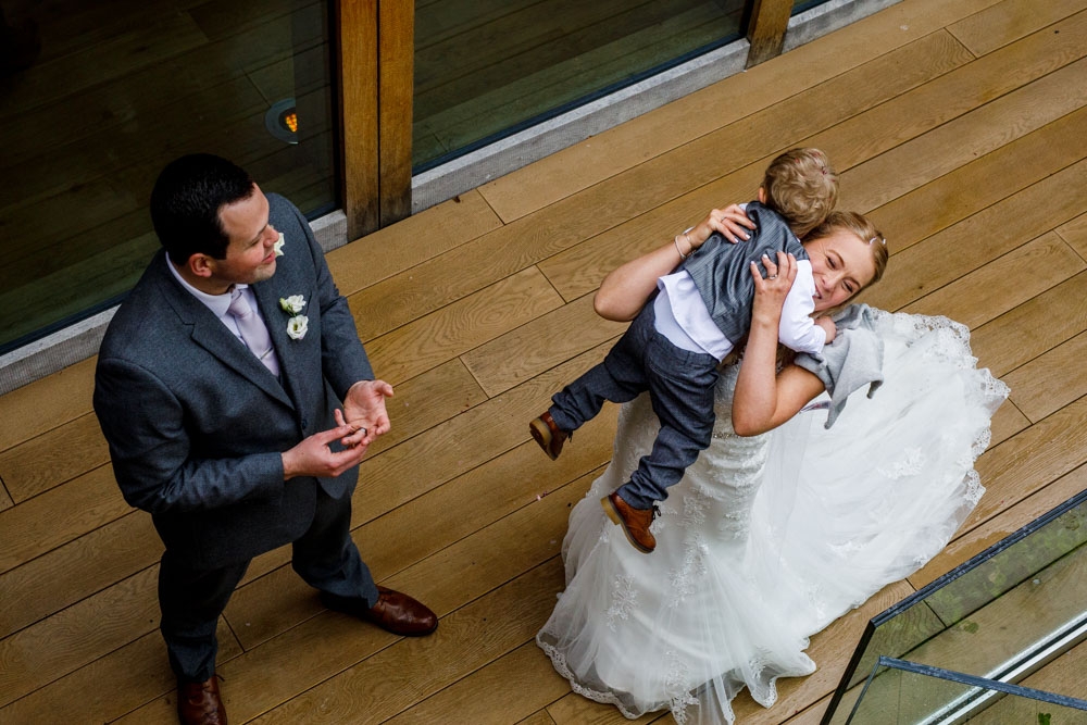 bride and groom with their soon