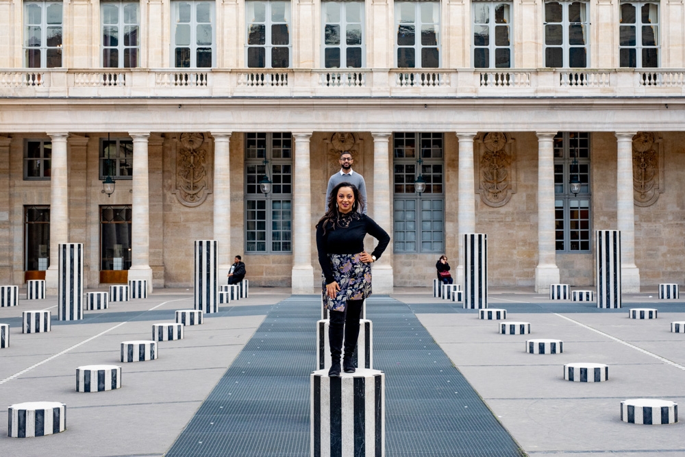 couple shoot in paris