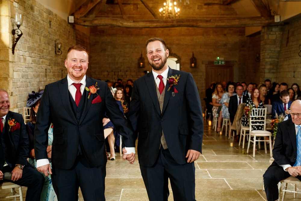 groom nervously waiting